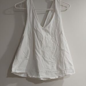 We The Free White V-Neck Tank Top